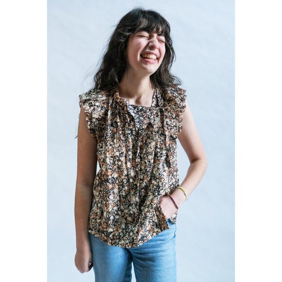 Ulla Johnson "Haru" Top in Marble, size 2 - Picture 1 of 7